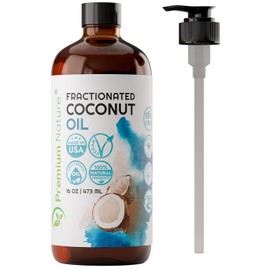 Aceite de Coco Sin Refinar - Premium Nature Coconut Oil 100% Puro y Natural Ideal Para Cabello Piel Labios Cara Cuerpo Ideal Para la Masaje Aceite de Coco Multiusos El Empaque Puede Variar