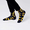 Happy Socks Women's Banana Sock, Navy, 3-7 (Size:36-40)