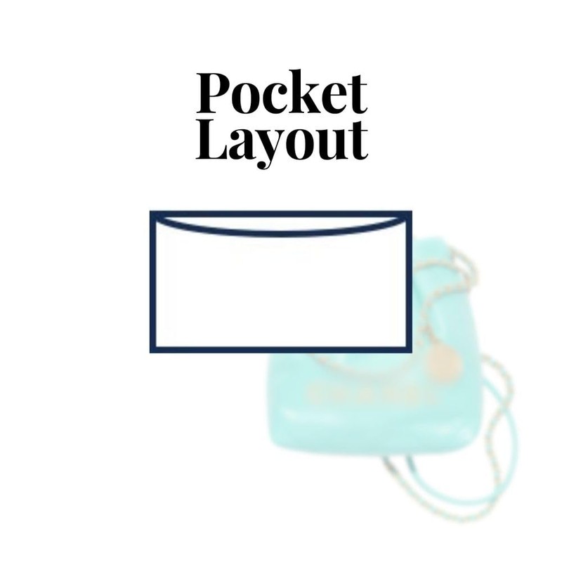 SAMORGA(3-231/ CHA-22-Mini-R CHA 22 Mini Handbag Bag Organizer Insert Innerbag