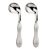 Adaptive Utensils 2pcs Curved Spoon Set Right Handed Angled Spoons