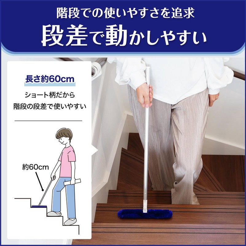 LEC Super Remover Gokuchi-kun High-Density Brush Treloop (For Stairs) Reusable