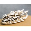 Miniature Tribal Tattoo Demon Horned Dragon Skull Figurine Fantasy Dragons