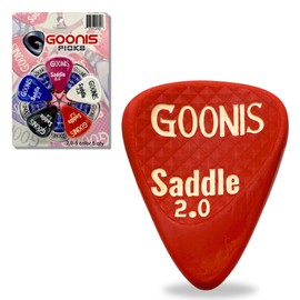 Goonis Saddle Guitar Picks | 2.0 | Guitar Picks For Acoustic & Electric Guitars | Bass Picks | Unique Saddle Design For Better Grip | Guitar & Bass Accessories