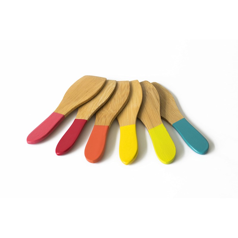Pebbly Spatula Set of 6 Multi-Coloured NBA021