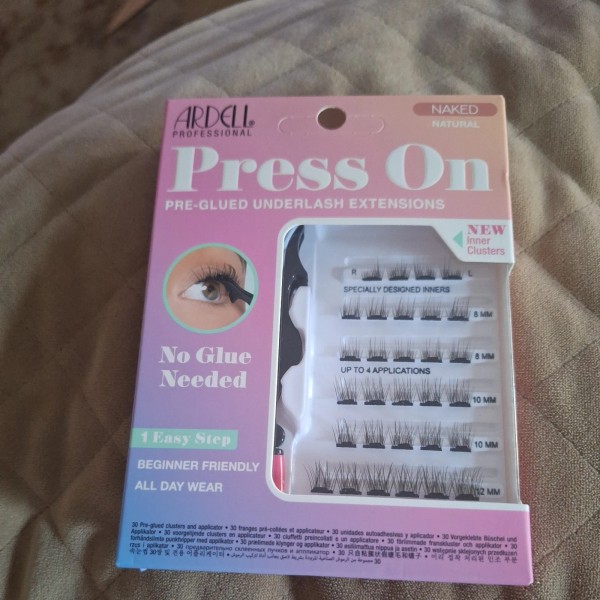 Ardell Professional Naked Press On Pre Glued Underlash Extensions Natural