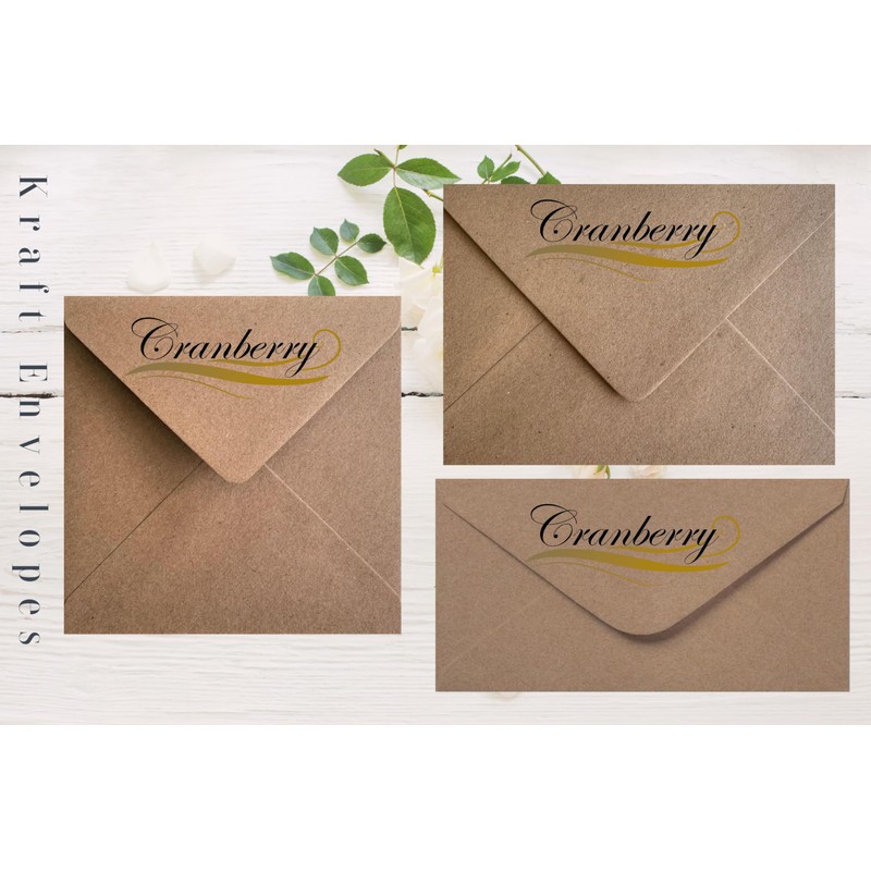 6" x 6" Brown Kraft Envelopes x 100 Pack -