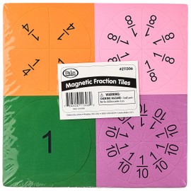 Didax Educational Resources Magnetic Fraction Tiles