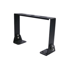 Run Bison Black U-Bracket for LED UFO High Bay Light, Cold-Rolled Sheet, LED Lights Accessories, Mounting Bracket with Screws (2)