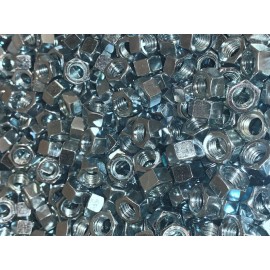 BRIGHTON BEST 3/8-16 HEX NUT GRADE 5 ZINC PLATED - 50 PIECES - NEW