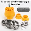 PVC Thread Maker Tool for Electric Drill, Pipe Threading Tool