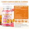BVIVLOO Pumpkin Seed Oil Gummies with Saw Palmetto, Organic Pumpkin