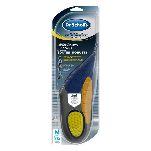 Dr Scholl's ORTHOTICS FOR HEAVY DUTY SUPPORT, M SIZE 8-14