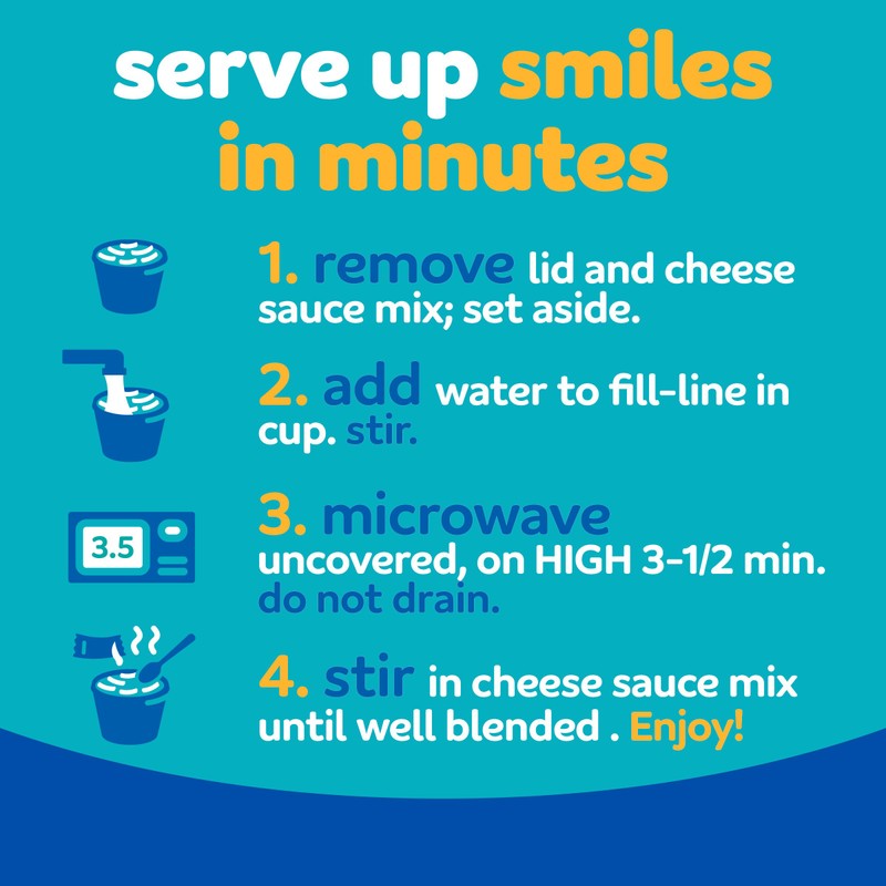 Kraft Mac and Cheese, 4 Cups, for Easy Dinner or