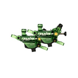 Juin R1 Hybrid Hydraulic Disc Brake Caliper, Mechanical/Hydraulic Disc Brake Kit, Green