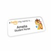 Customised Print Hello My Name is Badge Cute Giraffe Design