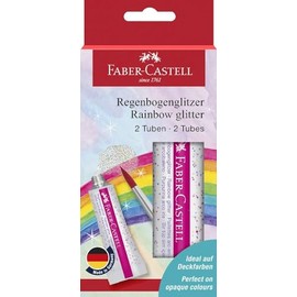 Faber-Castell Glitter Rainbow tube 12 ml 2x BC