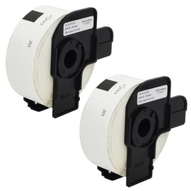LinkDocs Compatible Address Label Replacement for Brother DK-1201 1.1 in x 3.5 in (400 Labels, 2-Pack) for use in P-Touch QL Label Makers: 1050, 1050N, 1060N, 500, 550, and 650TD Label Printers