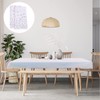 2Pcs 137*274cm White and Silver Disposable TableCloths Party Paper Plastic