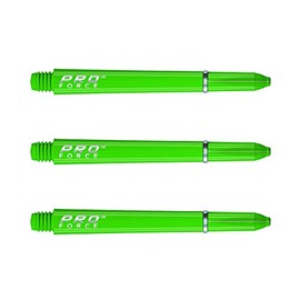 WINMAU Pro-Force Green Medium Nylon Ring Grip Dart Stems - 1 set per pack (3 shafts in total)
