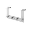 Zack Exit 20672 Door Hook Rail 4 Hooks Stainless Steel