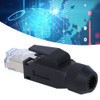 4PCs RJ45 2P07-RJ45 Network Cable Adapter Waterproof Connector for Eletrical