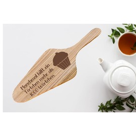 Lustiger Tortenheber, Kuchenheber, Tortenschaufel aus Holz - Geschenk für viele Anlässe