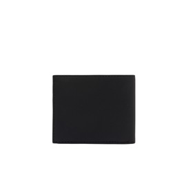 Lacoste Cartera Billfold Classic mediana de poliuretano para hombre, Negro, Talla Única