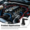 Pack of 2 Fuel Line Connectors, Hose Coupling, 90 Degree