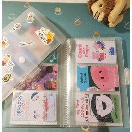 Thisness Yoto Card Holder Hold Up to 120 Yoto Cards Clear Yoto Card Case Storage Designed to Yoto Mini Cards for Boys and Girls