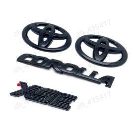 Toyota NEW Gloss Black OVERLAY EMBLEM Fit 2020-2025 TOYOTA COROLLA XSE PT948-02201-02