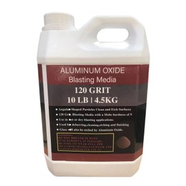 Aluminum Oxide - 10 LBS - Medium to Fine Sand Blasting Abrasive Media for Blasting Cabinet or Blasting Guns. #120 GRIT