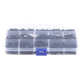 Standoff Set M2 / M3 Male/Female Maleficio Column Standoff Spacer Tornillo Kit de Surtido de Tuercas para Placas de PCB con Estuche de Almacenamiento 250pcs / Set(M3;A)