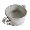 Anthony Stoneware Handled Soup Crock, White