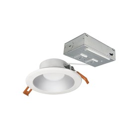 Nora NLTH-41TW-HZMPW Theia LED Downlight with Selectable CCT (2700K/3000K/3500K/4000K/5000K), No Housing Required (4")