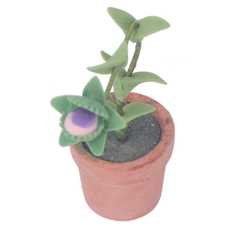 Mini Dollhouse Plant Simulation Realistic Vivid Portable Dollhouse Miniature Potted