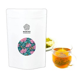 The Door of Sensuality Herbal Tea Bags Decaffeinated Rose Red Lemon Balm Shatabari Siberian Jinsen Ginger Cardamom (40 Tea Bags)