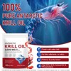 Antarctic Krill Oil 2000mg Softgels with Omega-3s EPA, DHA, Astaxanthin