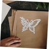 Hohopeti Butterfly Metal Cutting Dies Sturdy Carbon Steel Stencils for