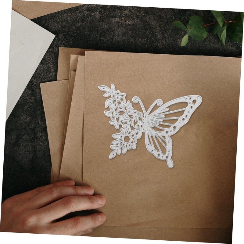 Hohopeti Butterfly Metal Cutting Dies Sturdy Carbon Steel Stencils for