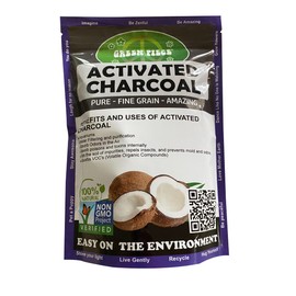 Green Piece® Activated Charcoal Coarse Grain – Resealable 5 lb Bag for Air Purifying, Odor Absorbing & Freshening – Made from Coconut Shell – Kid/Pet Friendly, Great for Aquarium, Water Filter, & More