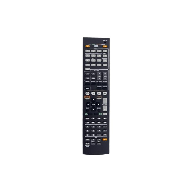 RAV494 ZF30350 Remote Control Replacement for Yamaha AV Receiver YHT-599U