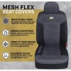 CAT MeshFlex Front Seat Covers Set Black & Gray, CASC-2284-GR