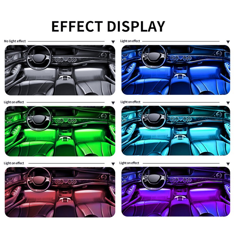 Car Lights Interior Smart Car Led Light with Remote Controller