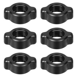 6 PCS Tightening Nut for Replacement Car Mount Screw-On, Car Phone Mount Replacement Parts Tightening Nut for 17mm Ball-Joint Fixed Adapter Head Bracket Holder Ring for DVR Camcorder Wireless Charger