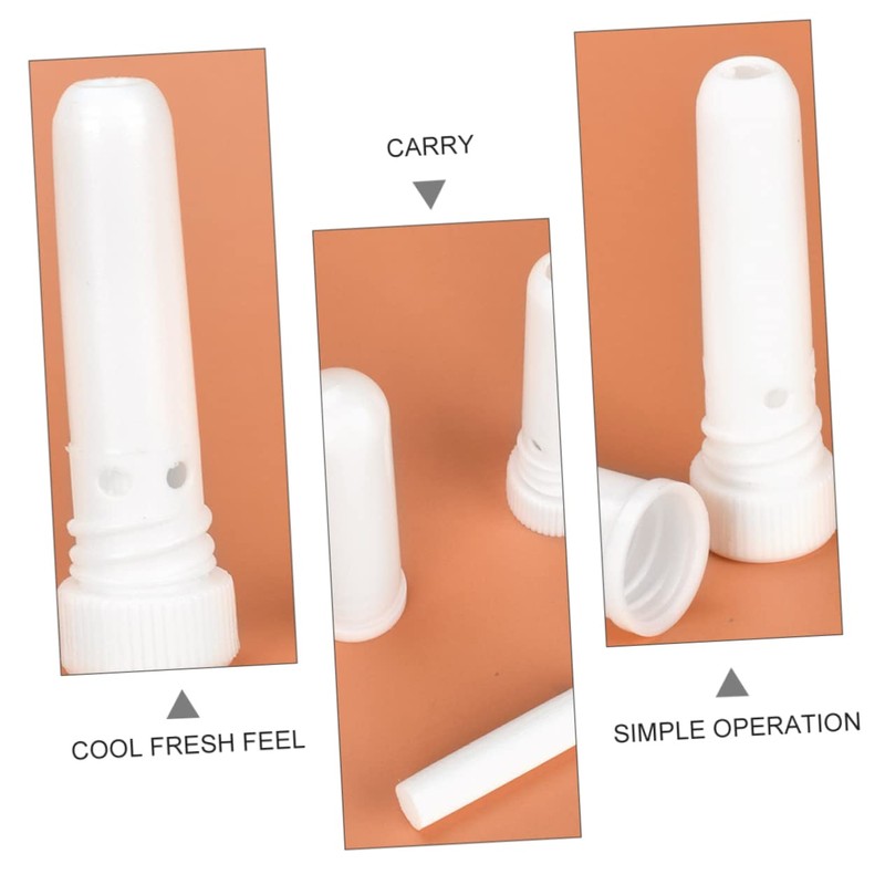 FRCOLOR Refill Essential Aromatherapy Nasal 10pcs Empty for Inhalation Compact