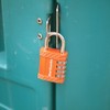 FortLocks Padlock - 4 Digit Combination Lock for Gym Outdoor