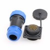 SD28 26Pin Square DRRI Flange Waterproof IP68 Aviation Quick Disconnect