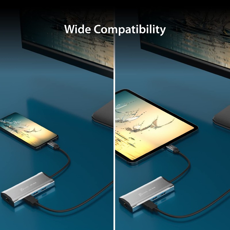 j5create Puerto de viaje USB-C de 10 Gbps compatible con
