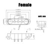 2 Pair Magnetic Pogo Pin Connector, 2/3/4/5P 2A Pogopin Magnetic