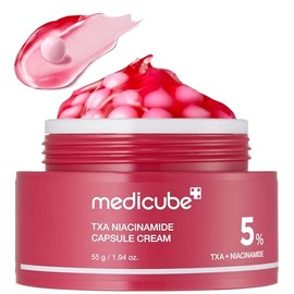 medicube TXANiacinamide Capsule Cream como el siguiente paso para el cuidado despus de las manchas  Ultimate Dual Radiance MoisturizerTono de piel... 